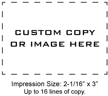 XL2-225 Pre-Inked Stamp