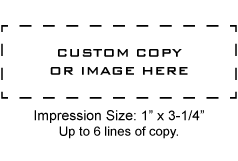 SHINYS-833 - Shiny Printer S-833 Self-Inking Stamp