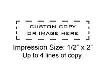 XSN40 - N40 Xstamper Pre-Inked Stamp